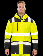 Printable Waterproof Softshell Safety Coat