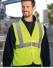 Hi-Vis Safety Vest With 3 Reflective Stripes Bremen