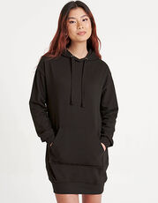 Just Hoods - Hoodie Dress Heather Grey Jet Black /Titelbild