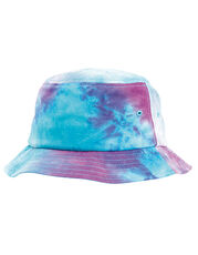 FLEXFIT - Festival Print Bucket Hat Purple Turquoise /Titelbild