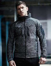 Regatta Tactical - Men s Artful 3 Layer Softshell Jacket Rock Grey Marl Blue Wing /Titelbild