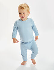 Babybugz - Baby Pyjamas Dusty Blue Heather Grey Melange Powder Pink /Titelbild