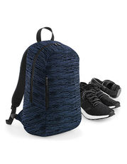 BagBase - Duo Knit Backpack Grey Electric Yellow Navy Black /Titelbild