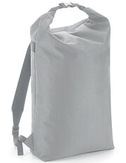 BagBase - Icon Roll-Top Backpack Light Grey Black /Titelbild