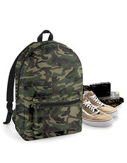 BagBase - Packaway Backpack Jungle Camo Black /Titelbild