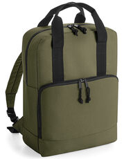 BagBase - Recycled Twin Handle Cooler Backpack Mustard Pure Grey Military Green Black /Titelbild