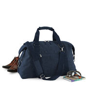 BagBase - Vintage Canvas Weekender Vintage Oxford Navy Vintage Black /Titelbild