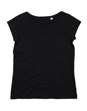 Mantis - Women`s Organic U-Neck T Black White /Titelbild