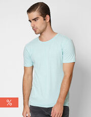 Nath - Short Sleeve T-Shirt Bio Navy Melange Green Turquoise Melange Sky Blue Melange Black Melange /Titelbild