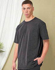 Build Your Brand - Acid Washed Heavy Oversize Tee Black Dark Khaki Asphalt U. Beige /Titelbild