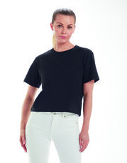 Mantis - Women's Cropped Heavy T Black White /Titelbild