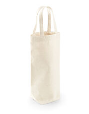 Westford Mill - Fairtrade Cotton Bottle Bag Black Natural Light Grey Bottle Green /Titelbild