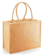 Shimmer Jute Shopper