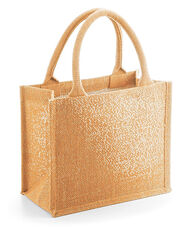 Shimmer Jute Mini Gift Bag