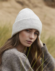 Beechfield - Cosy Ribbed Beanie Almond Marl Black Marl Grey Marl /Titelbild