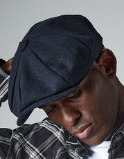 Beechfield - Heritage Baker Boy Cap Navy Herringbone Charcoal Herringbone /Titelbild