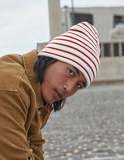 Original Deep Cuffed Striped Beanie