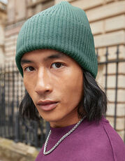 Beechfield - Oversized Cuffed Beanie Biscuit Oxford Navy Black Oatmeal Light Grey Walnut Olive Green Charcoal /Titelbild