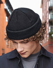 Beechfield - Recycled Mini Fisherman Beanie Black Light Grey Oxford Navy Biscuit Olive Green /Titelbild