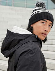 Striped Fan Beanie