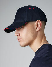 Beechfield - Ultimate 5 Panel Cap - Sandwich Peak Putty Classic Red Black French Navy Graphite Grey White Bright Royal Light Grey Oyster Grey Fuchsia Lime Green Yellow Orange /Titelbild