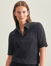 Women´s Blouse Slim Fit Short Sleeve