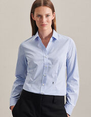 Women´s Blouse Slim Fit Check/Stripes Long Sleeve