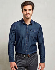 Men´s Jeans Stitch Denim Shirt