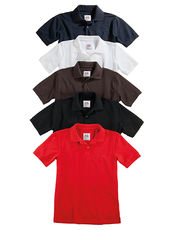 CG Workwear - Riccione Damenpolo Chocolate Navy White Red Black /Titelbild