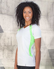 CONA SPORTS - Ladies  Pace Tech Tee Azure Blue White Anthracite Navy Lime /Titelbild