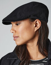 Beechfield - Vintage Flat Cap Black /Titelbild