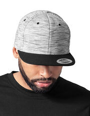 FLEXFIT - Stripes Melange Crown Snapback Grey (Stripes Melange) Black /Titelbild