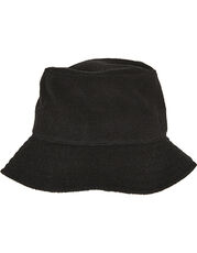 FLEXFIT - Frottee Bucket Hat Black /Titelbild