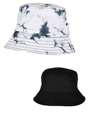 FLEXFIT - Batik Dye Reversible Bucket Hat Black /Titelbild