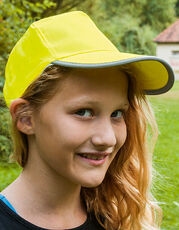 Korntex - Kids  Basic Hi-Vis Cap Montpelier Signal Orange Signal Yellow /Titelbild