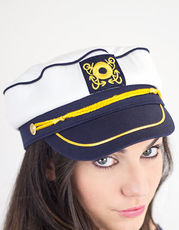 Atlantis - Captain Hat White Navy /Titelbild