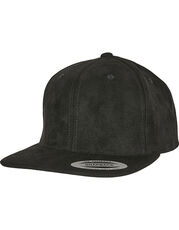 FLEXFIT - Suede Leather Snapback Black Khaki /Titelbild