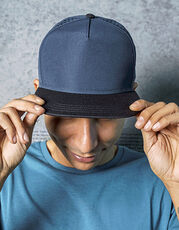 Atlantis Headwear - Bank Five Cap Recycled Burgundy Black Dark Grey Navy Light Grey /Titelbild