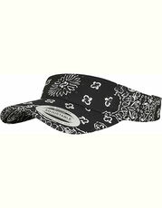 FLEXFIT - Bandana Print Visor Black White /Titelbild