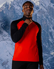 Dare 2B Elite / Edit - Fuser 1/4 Zip Core Stretch Sweat Ebony Grey Black Nightfall Navy Amber Glow Dark Methyl /Titelbild