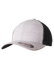 FLEXFIT - Flexfit Melange Mesh Cap Heather Grey White Navy Black /Titelbild