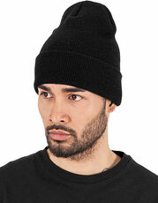 FLEXFIT - Heavyweight Long Beanie Heather Grey Croissant Coral Royal Red Navy Carolina Blue Spruce Powderyellow Maroon Gold Black Charcoal Brown Olive Purple Blaze Orange White Baby Pink /Titelbild