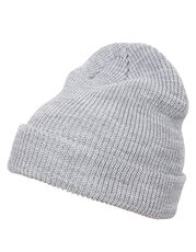 FLEXFIT - Long Knit Beanie Heather Grey Dark Grey Black Navy /Titelbild