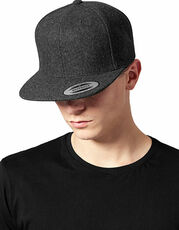 FLEXFIT - Melton Wool Snapback Cap Dark Grey /Titelbild