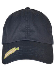 FLEXFIT - Recycled Polyester Dad Cap Black Light Charcoal Navy /Titelbild