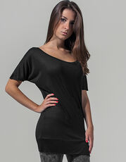 Build Your Brand - Ladies  Viscose Tee Black /Titelbild