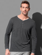 Stedman  - Luke Henley Long Sleeve Charcoal Heather Navy Heather /Titelbild