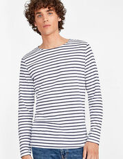 SOL S - Men s Long Sleeve Striped T-Shirt Marine White Navy Red /Titelbild