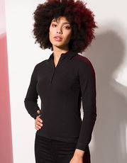 Women´s Long Sleeved Stretch Polo