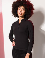 Women´s Long Sleeved Stretch Polo